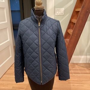 J Crew Factory Women’s Size Small Quilted Zipper Jacket